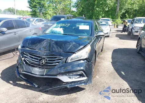 2016 Hyundai Sonata Sport из США, поврежденный, VIN 5NPE34AF6GH277790